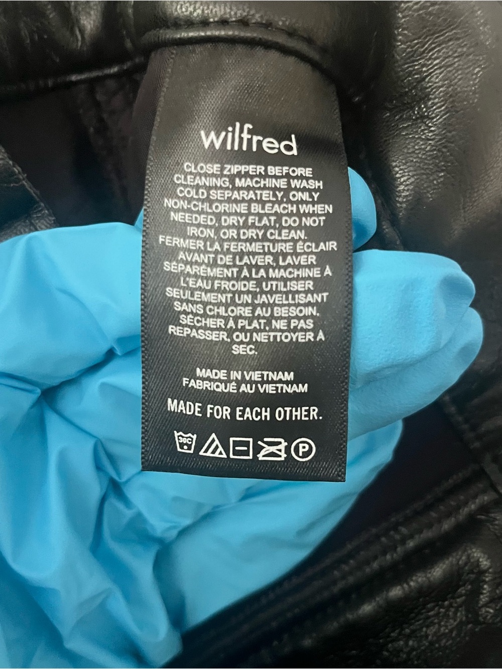 Aritzia Wilfred Melina Vegan Leather Pants Black Size 6 - Picture 8 of 16